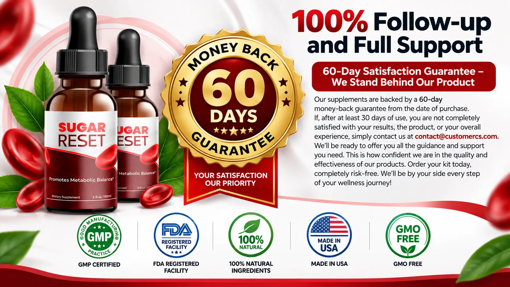 Sugar Reset 60-day guarantee