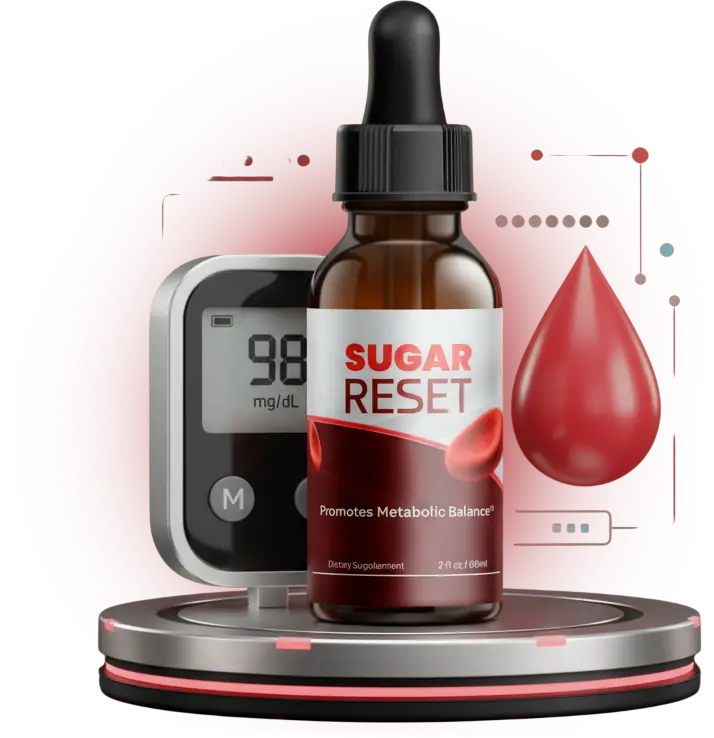 Sugar Reset liquid glucose support drops, full bottle